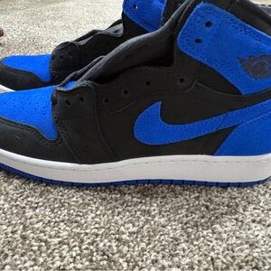 Kids Black and Blue Sneakers